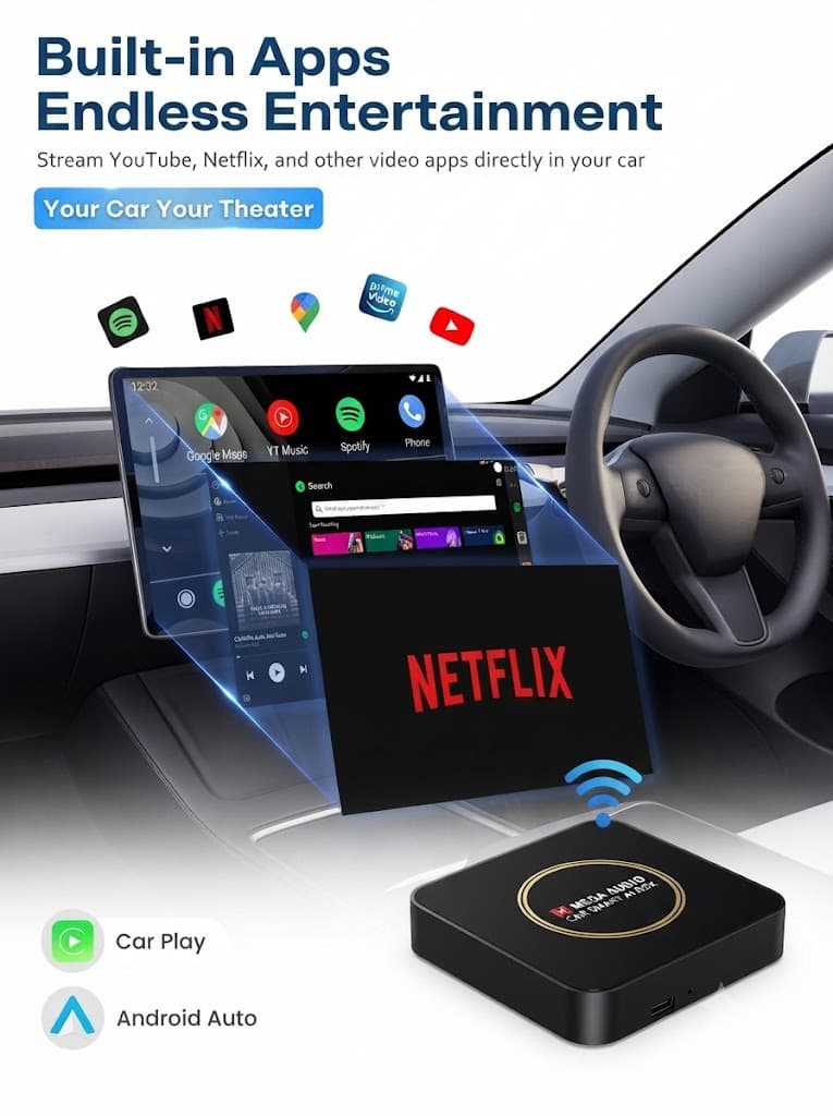MEGAADUIO 10.33" Android 14 Car | MG-Quad-10.33 3