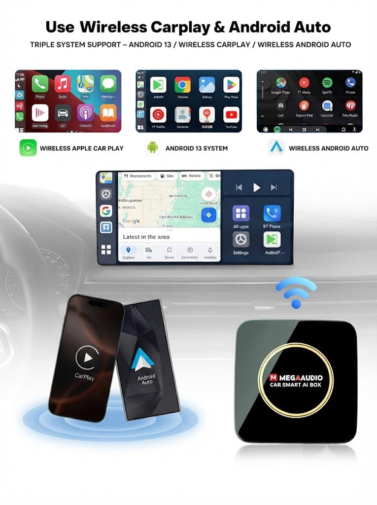 MEGAAUDIO Androx AI Box | Wire 2
