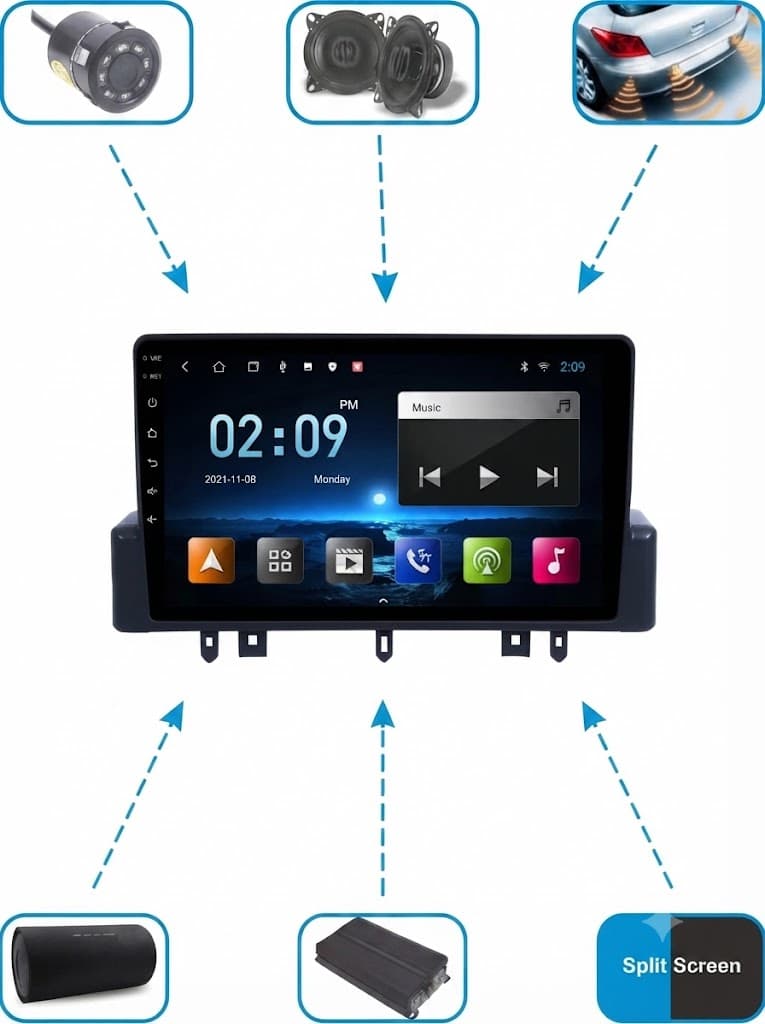 Trony 9 Inches Android 10 System 3
