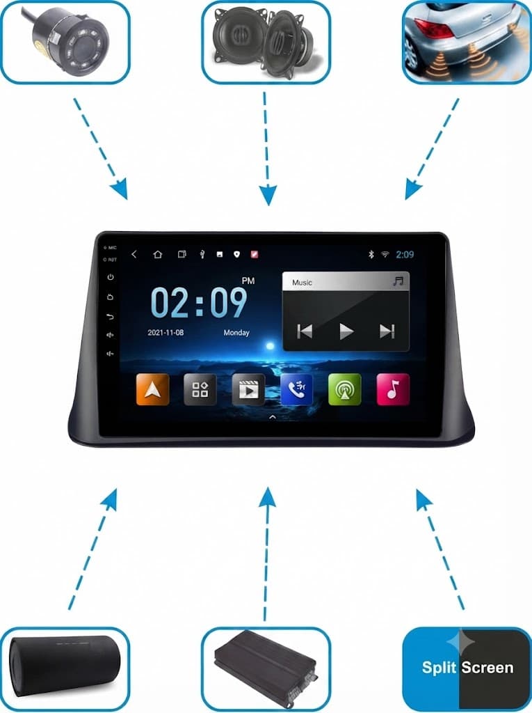 Trony 9 Inches Android 10 System 4