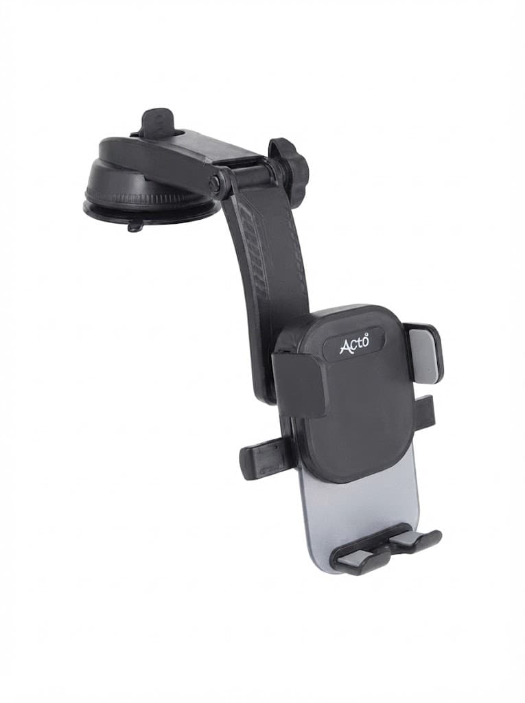 Acto Universal Car Mobile Holder for Dashboard 360 Rotatable for Windscreen & Table Desk 2