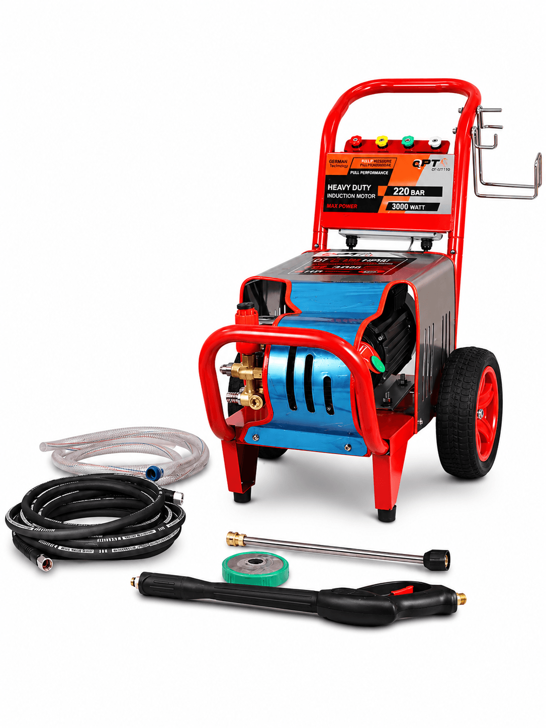 QPT By STARQ HIGH PRESSURE WASHER QT2200HPW 4 hp 3000 Watts HEAVY DUTY FOR COMMERCIAL USE 3