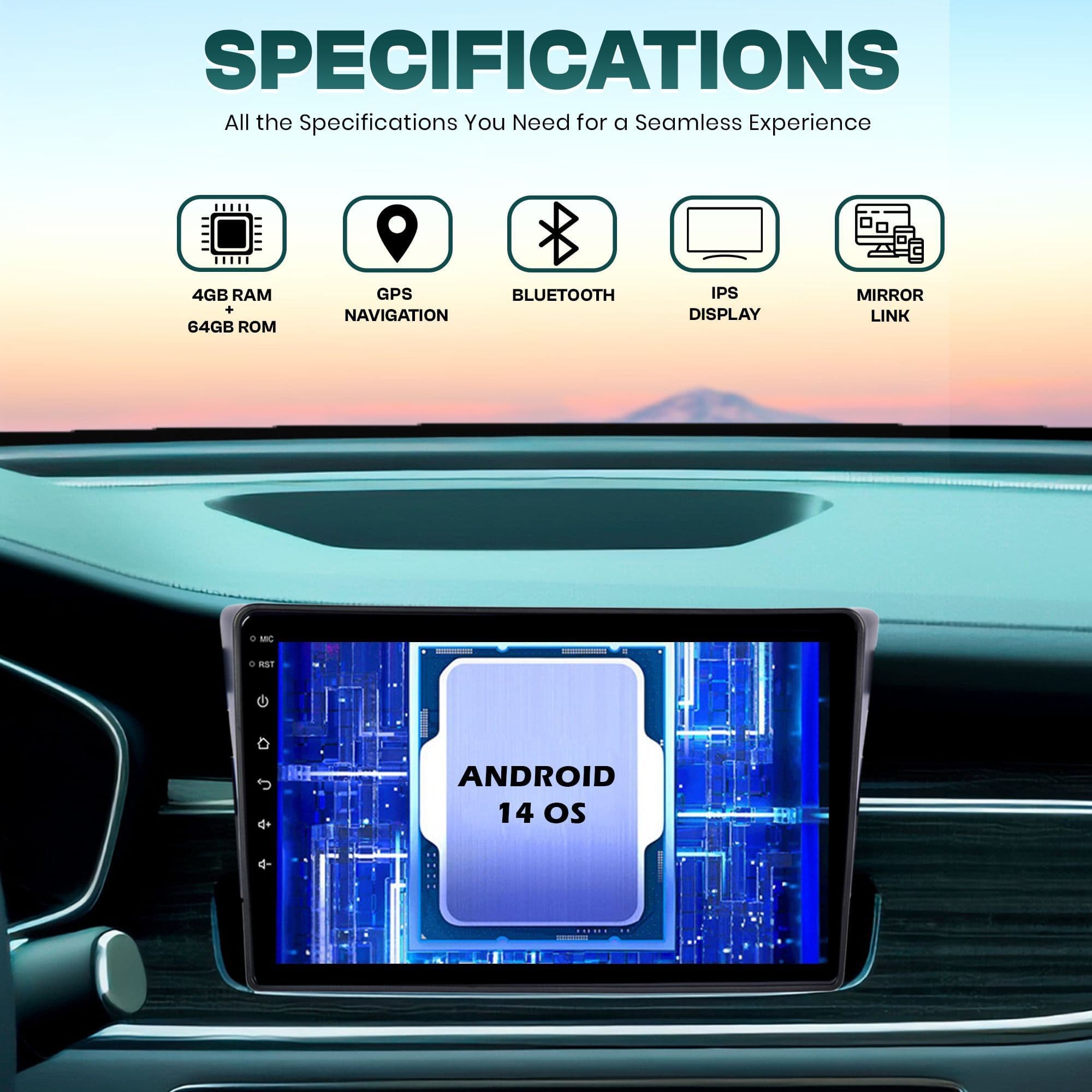BASSOHOLIC Android CarPlay | 4GB 64GB | Multimedia Screen for XUV500 | Bluetooth GPS B08 Car Stereo 4