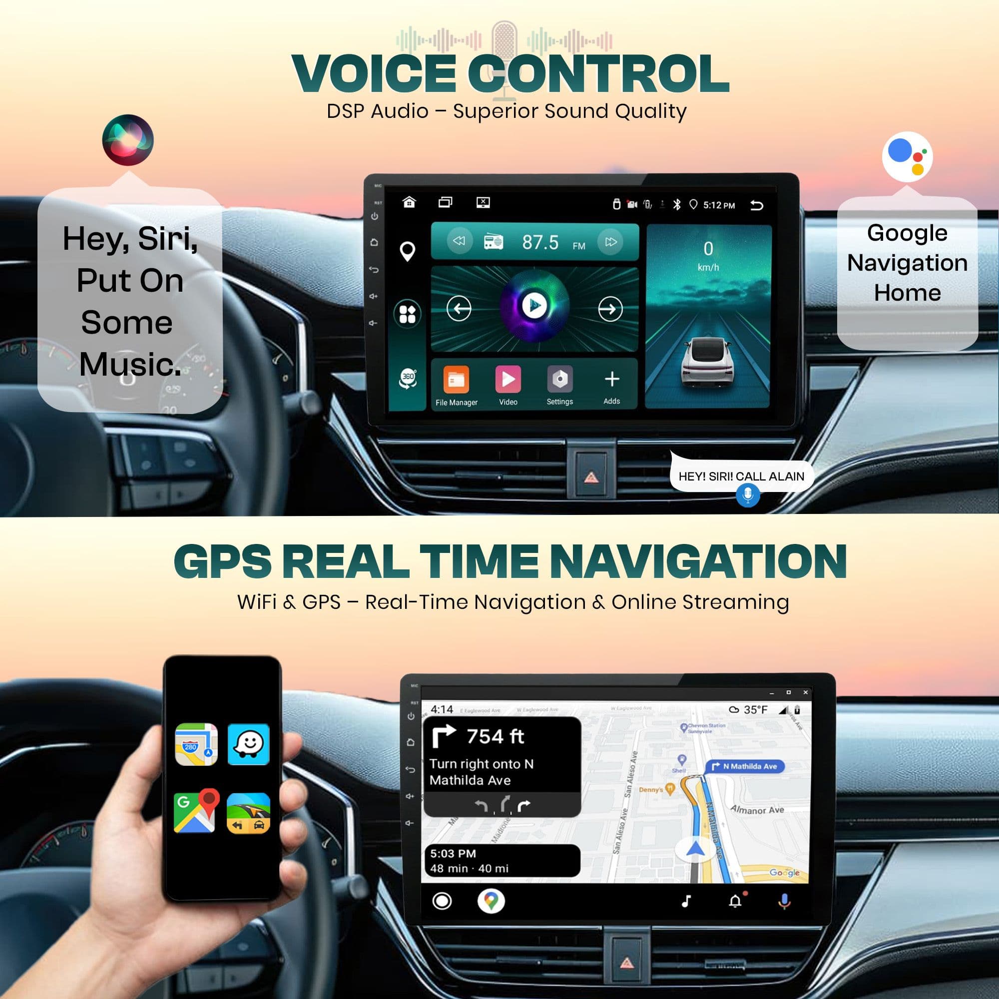 BASSOHOLIC 9-Inch Android Car 5
