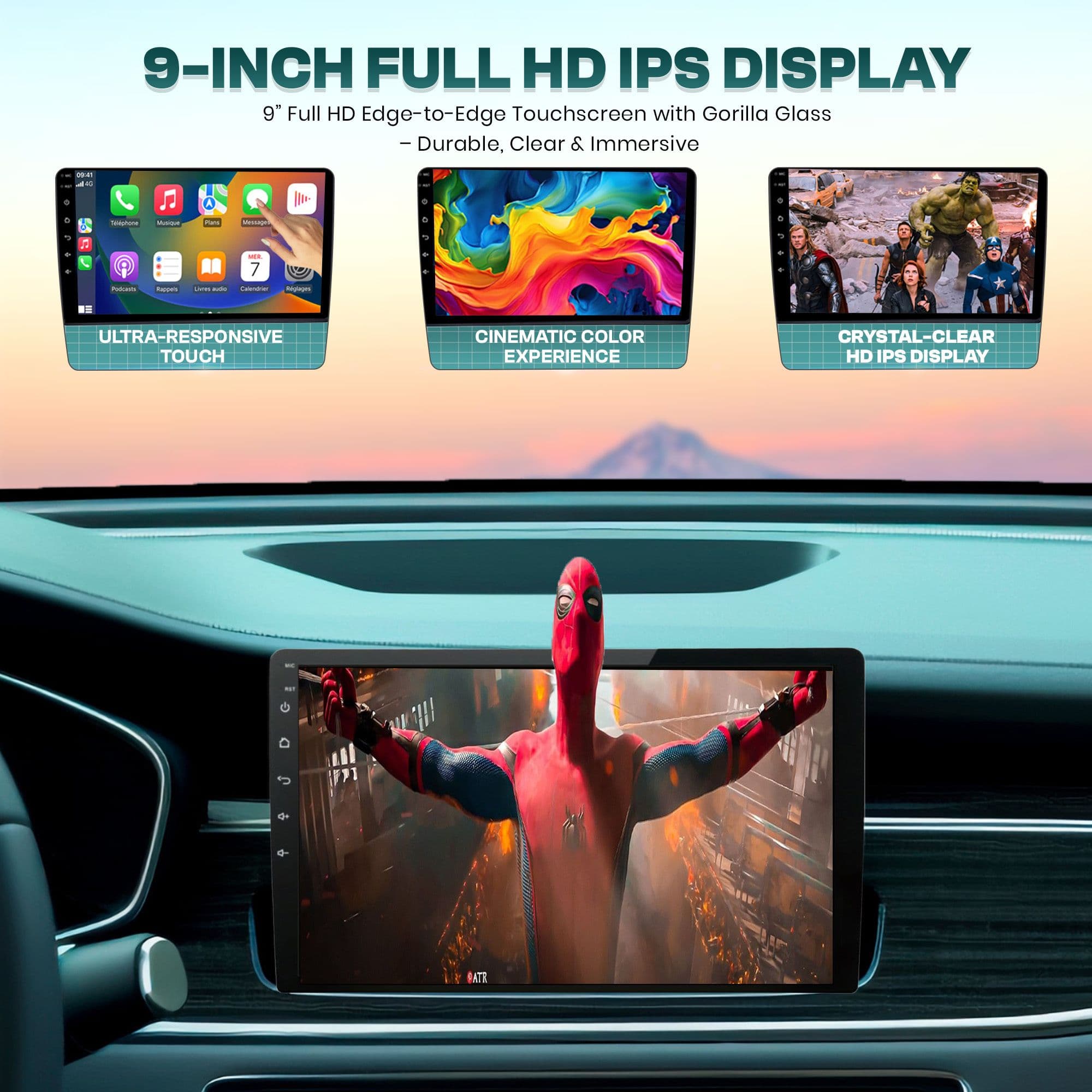 BASSOHOLIC 9-Inch Android Car 3