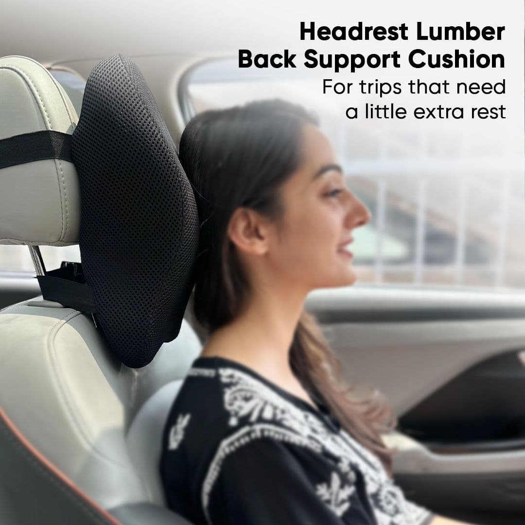 Crab Head Rest Lumber Back Support Cushion 2