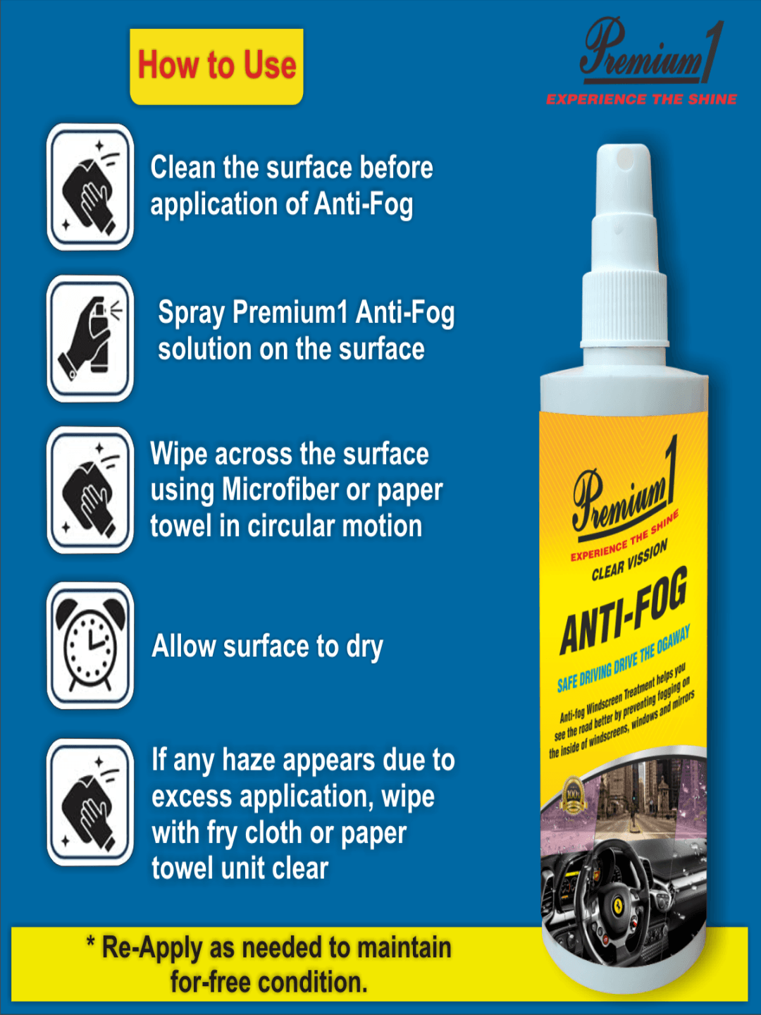 Anti Fog 250ML 3