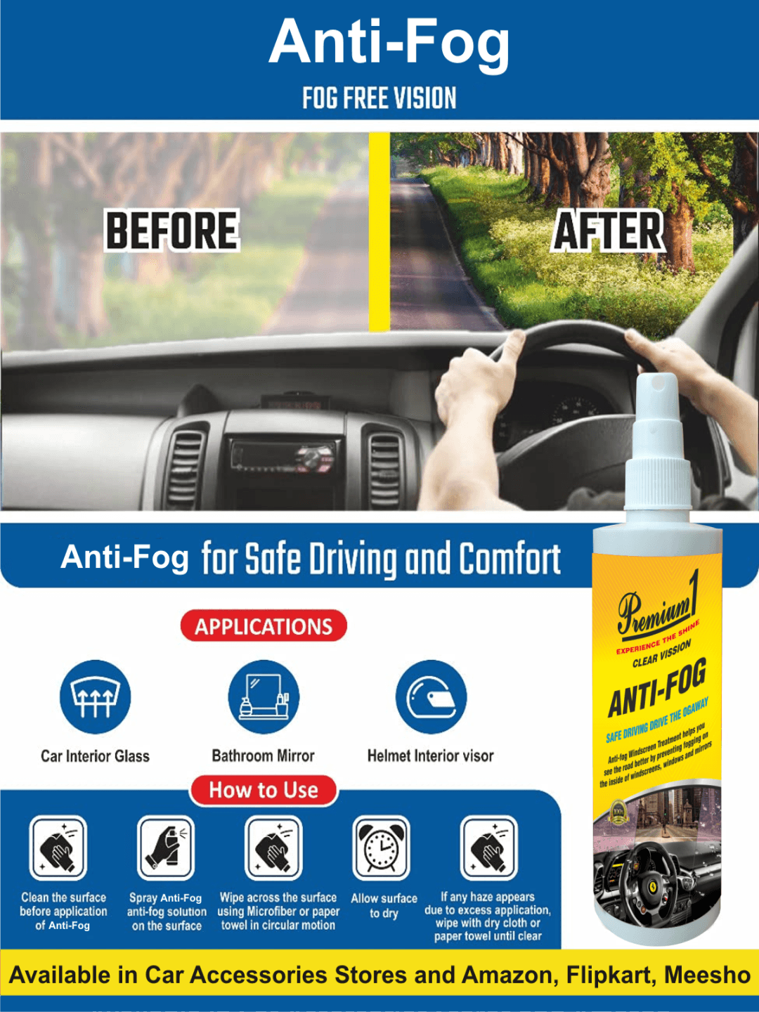 Anti Fog 250ML 4