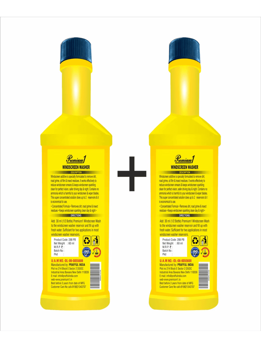 Windshield Washer Fluid 60ml - Set of 2 2