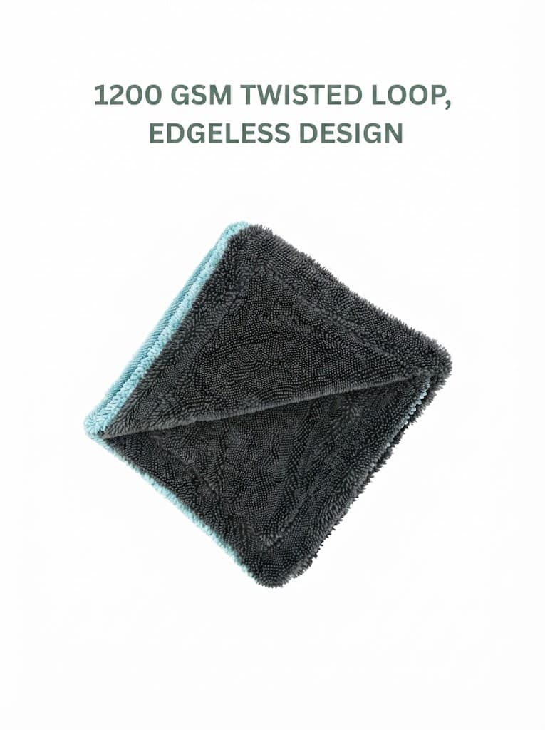 Microfiber Vehicle Washing Cloth (Pack Of 1, 1200) 2