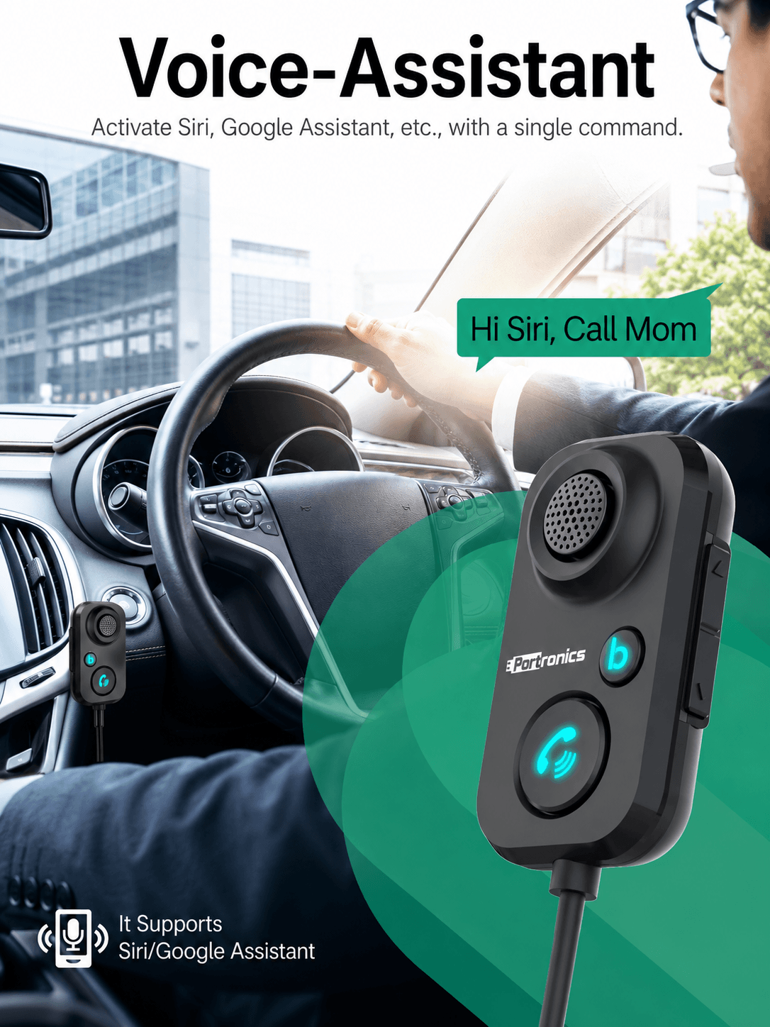 Auto 12
Car Bluetooth Receiver | 3.5mm AUX Connector | USB Port Powered | Call Button 5