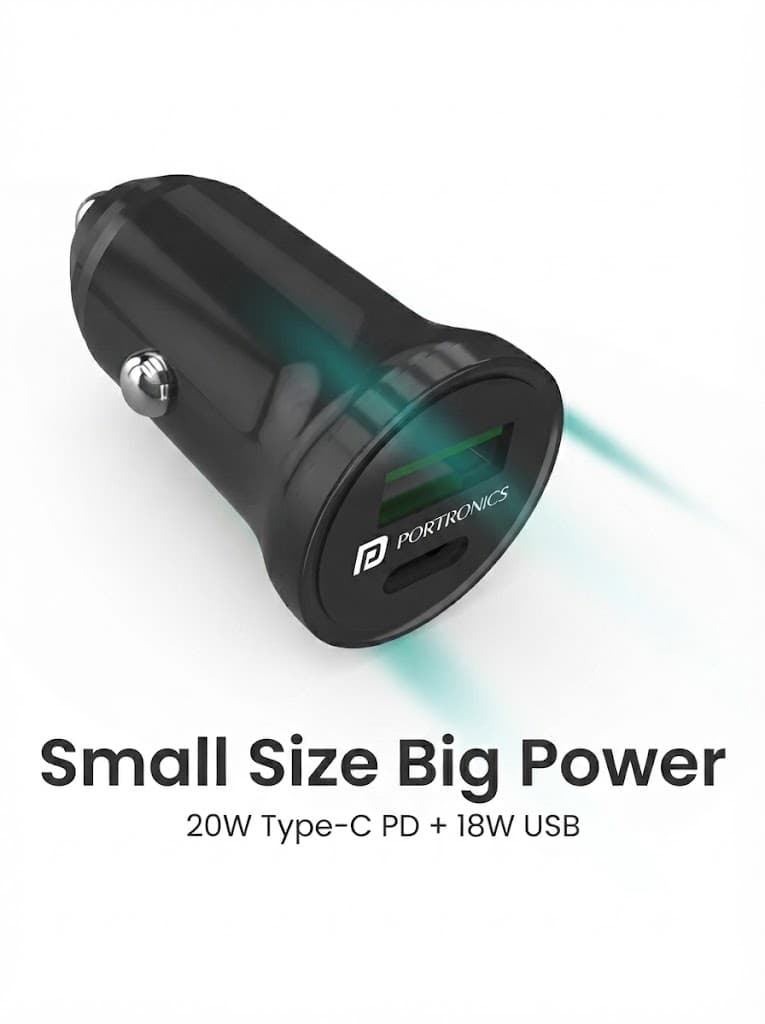 Car Power Mini
Dual Output | Type-C PD | USB Fast Charging | 38 Watts 3