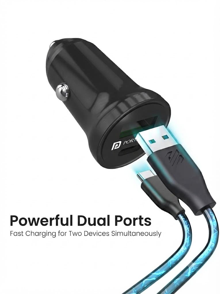 Car Power Mini
Dual Output | Type-C PD | USB Fast Charging | 38 Watts 4