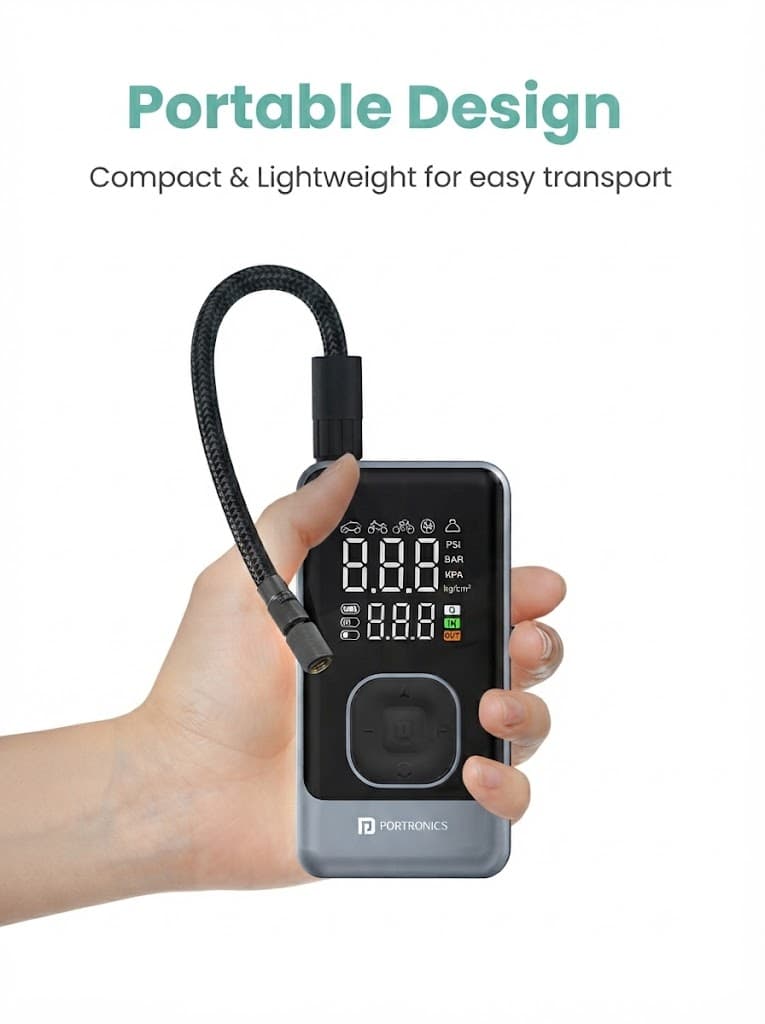 Vayu 8.0
Pre-set Inflation Modes | Built-In Flashlight with SOS | 2 x 2000 mAh Battery | In-Built Hanging Support 5
