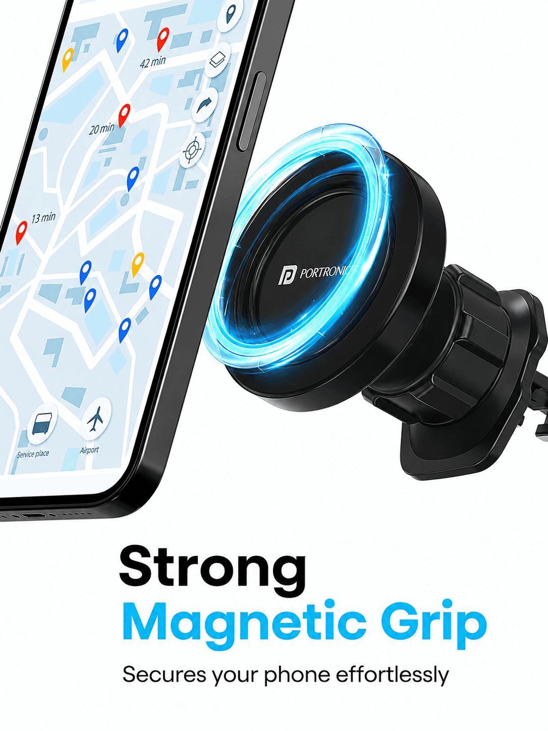 Mogun 4
AC Vent Mount | For MagSafe Phones | Magnetic Grip | Durable Build 2