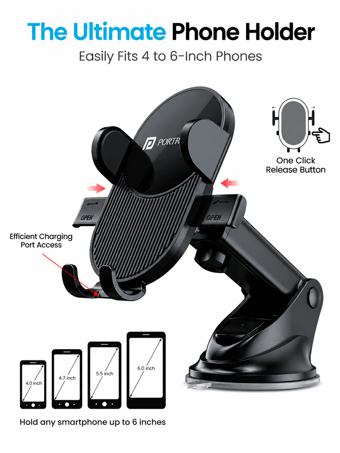 Clamp M3
Adjustable Height | 360° Rotation | ABS Build | Suction Cup Mount 2