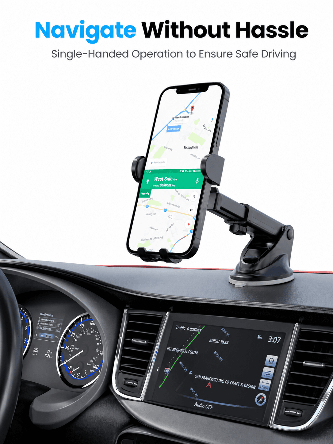 Clamp M3
Adjustable Height | 360° Rotation | ABS Build | Suction Cup Mount 3