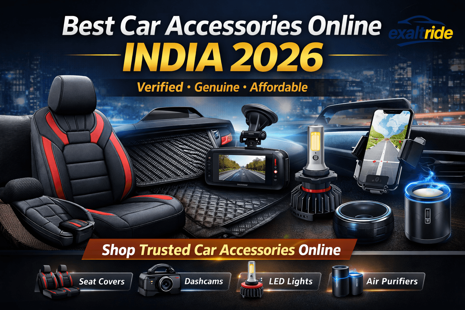 Best car accessories online India — hero image